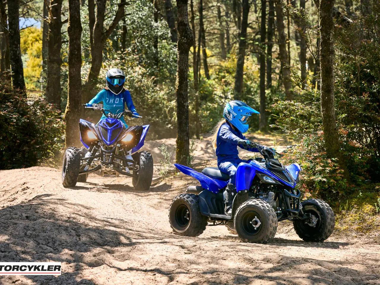 Billede 3 - Yamaha YFM 110 R Racing Blue