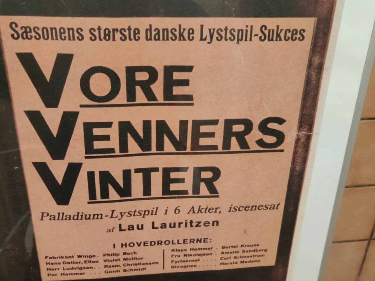 Billede 2 - Fyrtårnet og Bivognen plakat