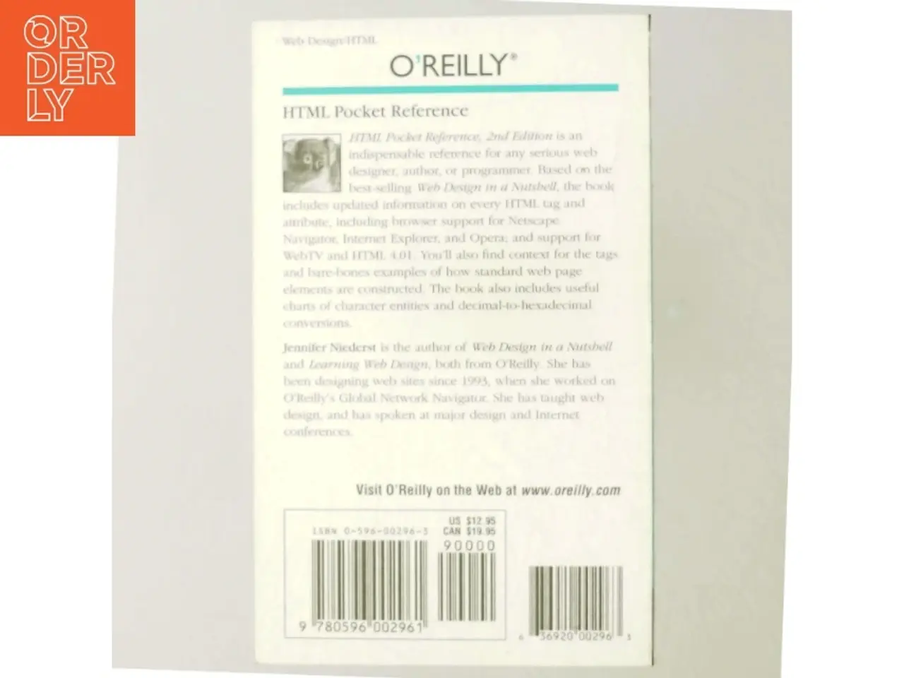 Billede 3 - HTML Pocket Reference af Jennifer Niederst Robbins, Jennifer Niederst (Bog)