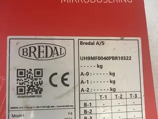 Bredal F4 4000 liter. Står som ny. Model 2023 - 5