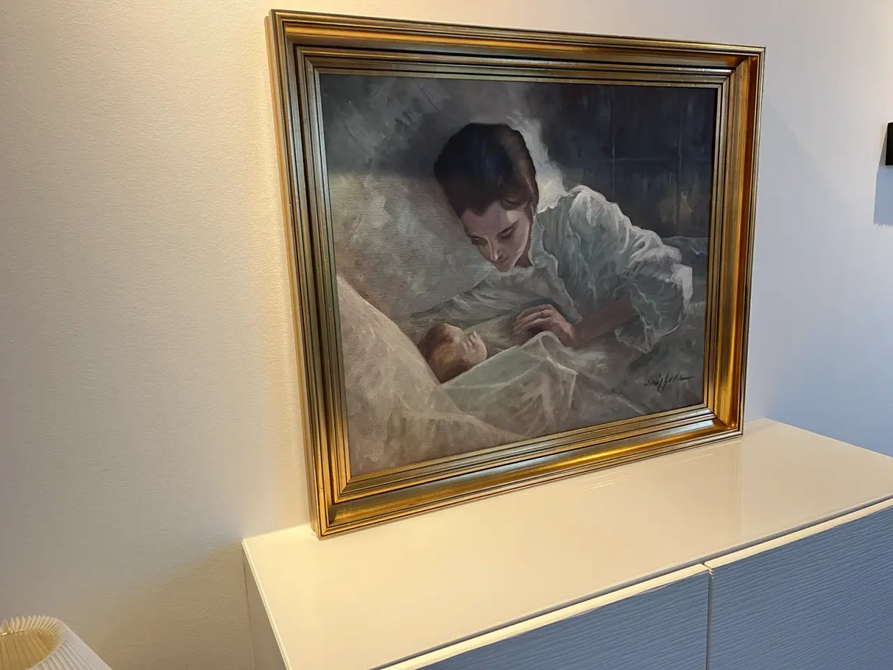 Billede 4 - Eksklusiv oliemaleri af Arling Gade fra Ålborg.
