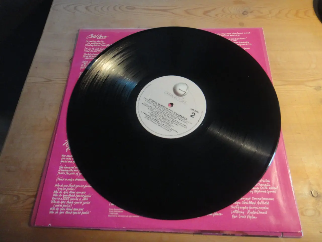 Billede 4 - LP - Donna Summer - The Wanderer - fin stand