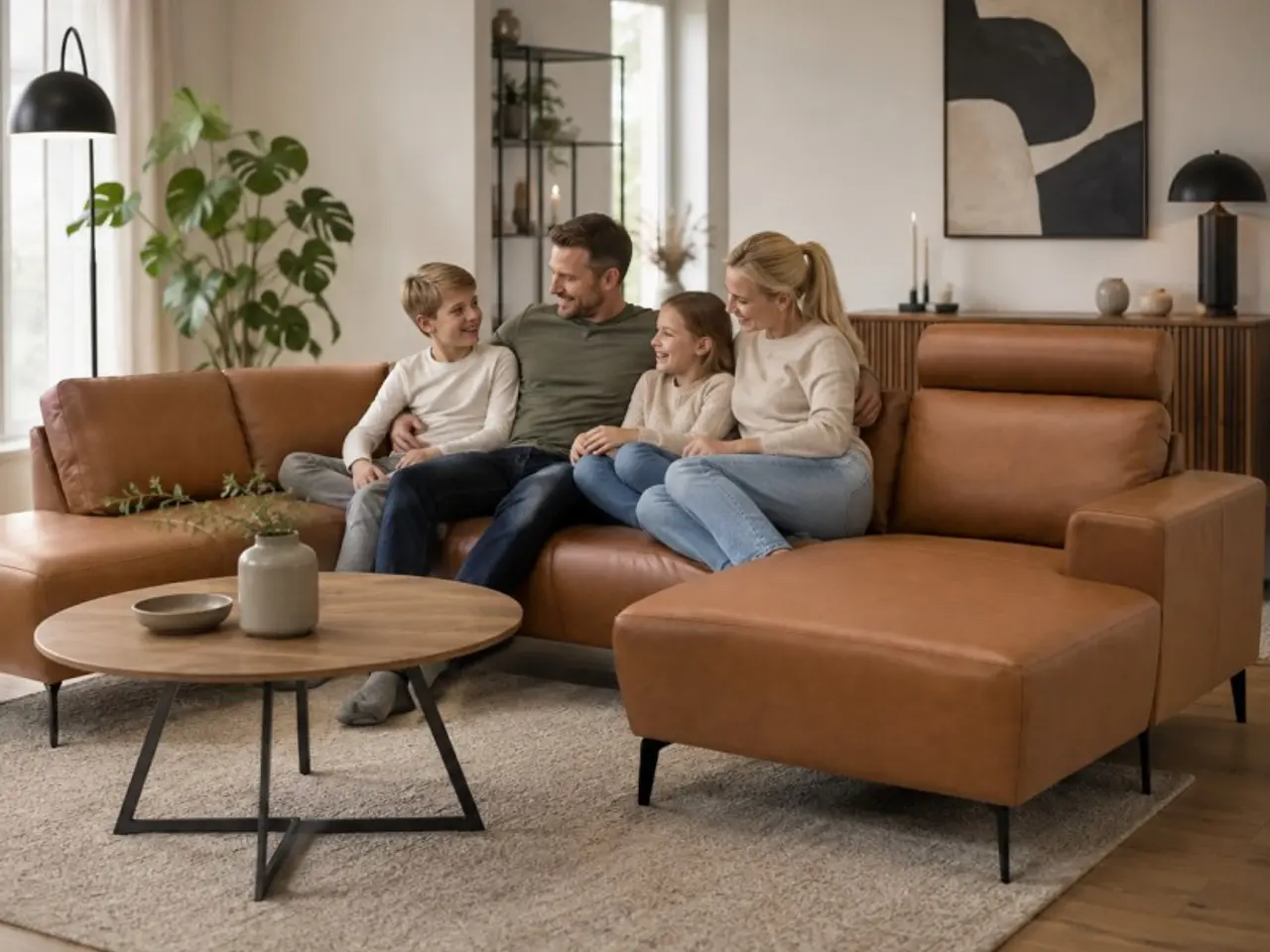 Billede 11 - Hjort Knudsen Copenhagen Læder U-sofa - Højrevendt