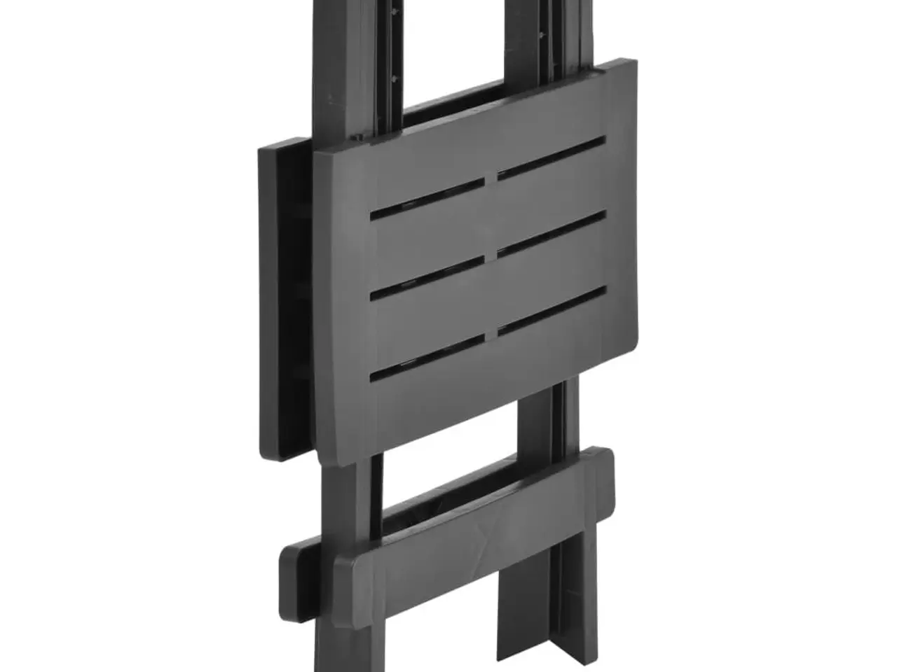 Billede 4 - Foldbart havebord i plastik - 45 × 43 × 50 cm, antracitgrå