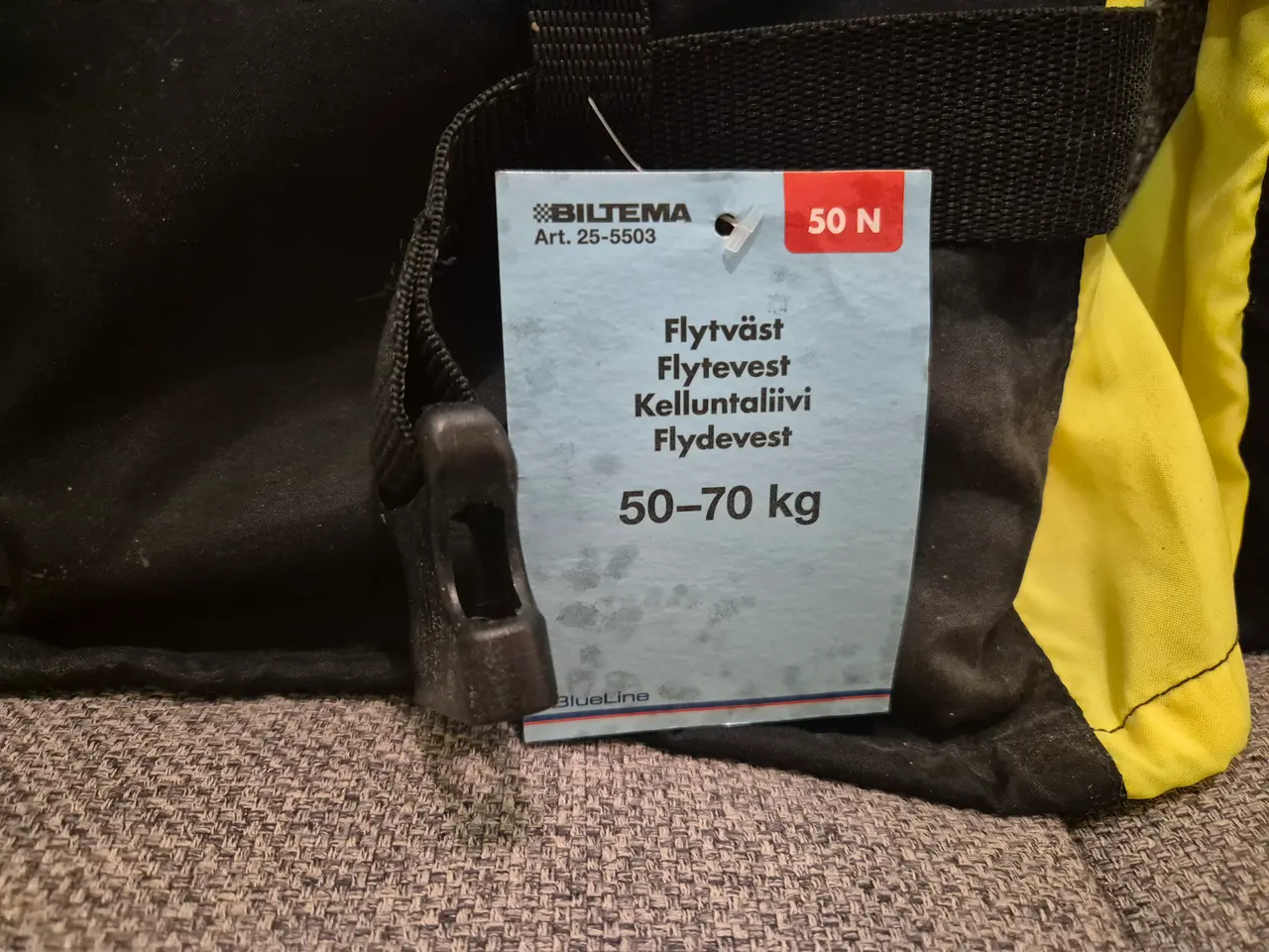 Billede 2 - Flydeveste..3 stk.. 50 – 70 kg…50N…Ubrugte