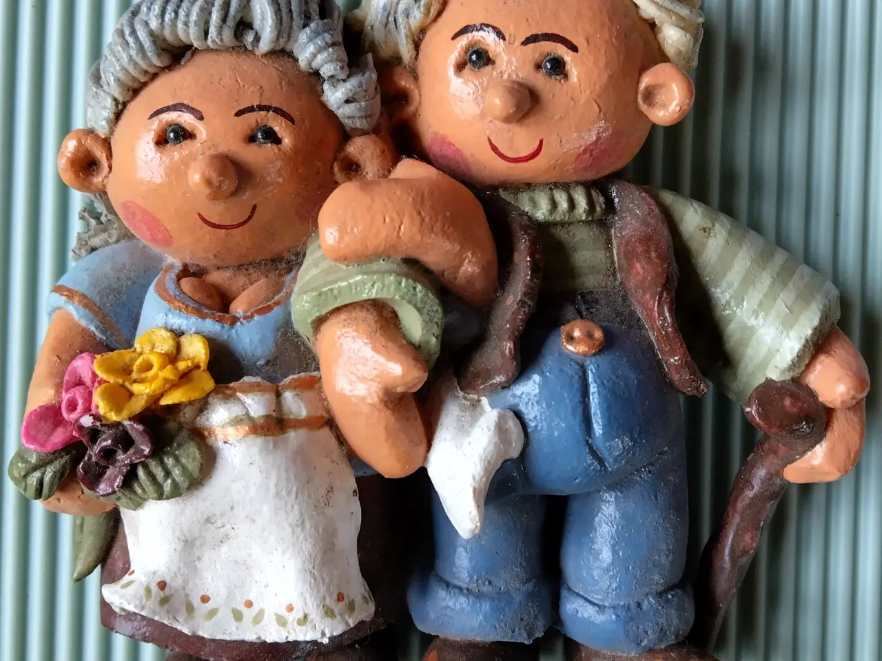 Billede 1 - 3 x Keramik Figur