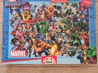 Marvel Heroes-puslespil