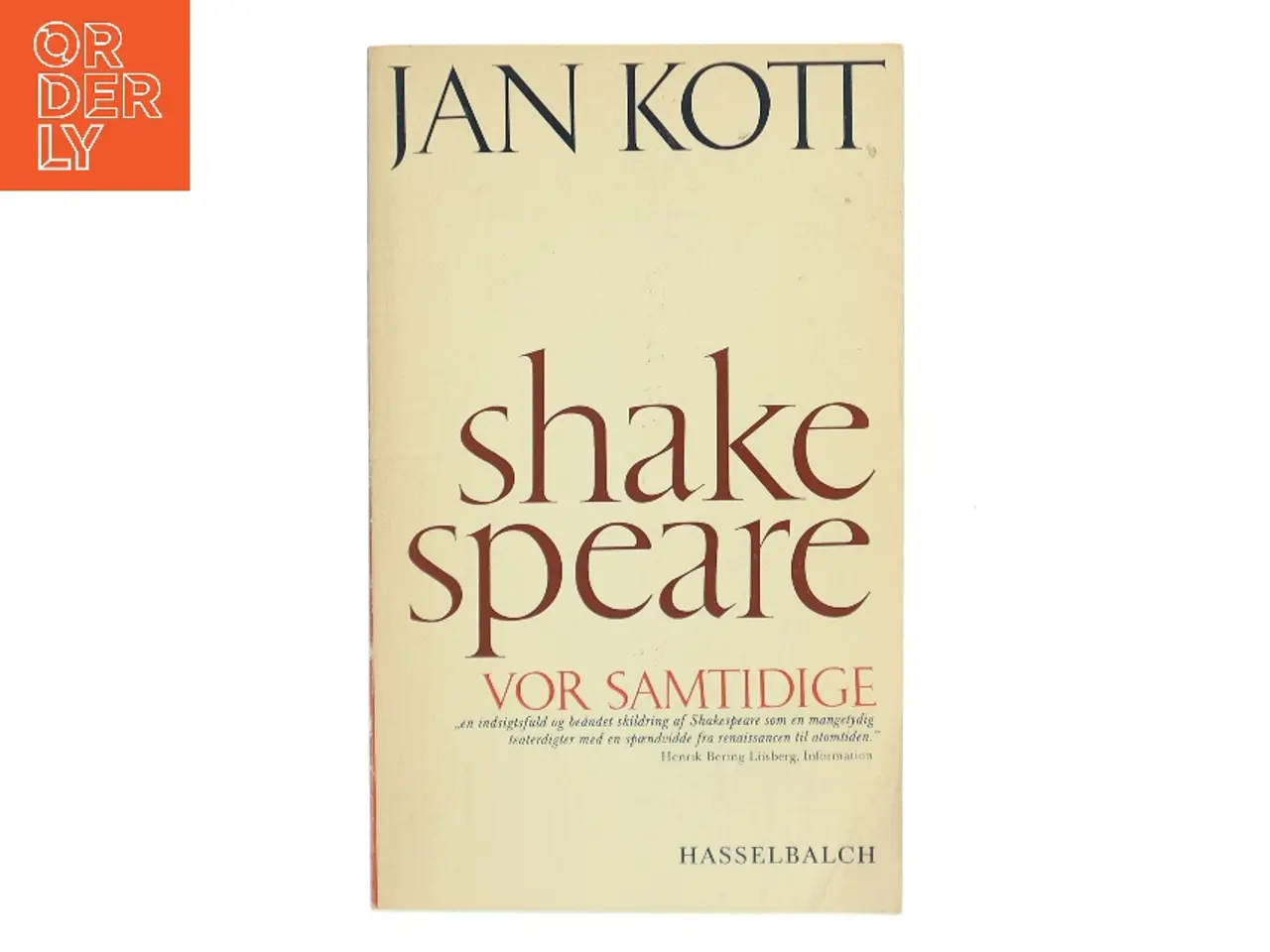 Billede 1 - Shakespeare – vor samtidige af Jan Kott (Bog)