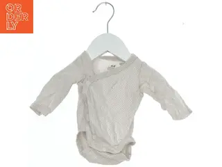 Langærmet bodystocking med små prikker fra H&M (str. 50)