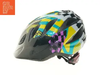 Cykelhjelm med farvet mønster fra Giro (str. 50-54 cm)