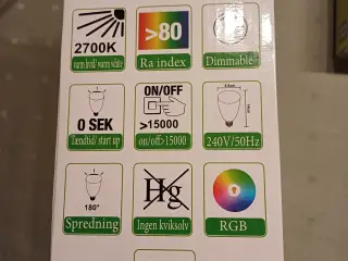 Super sej Bluetooth højtaler som pære m lys efter