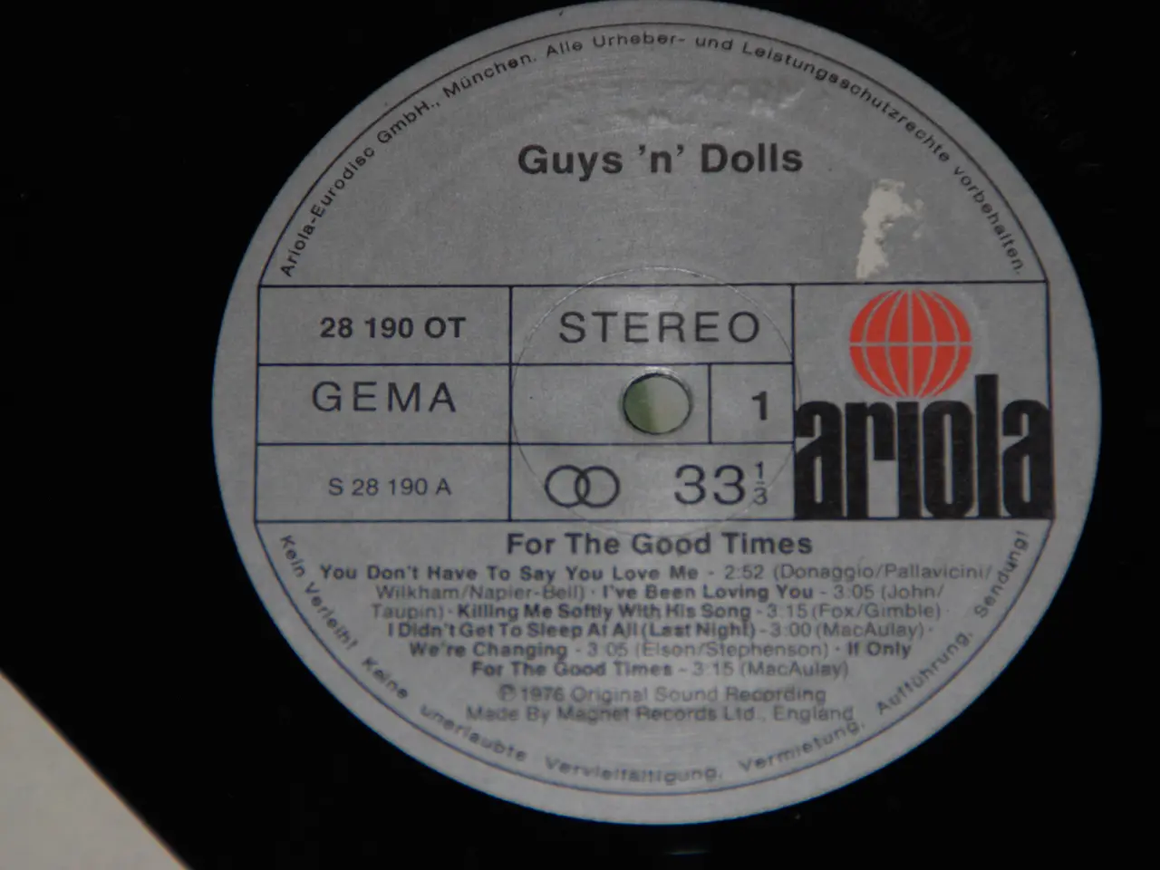 Billede 5 - 5 stk lp - GUYS'N'DOLLS