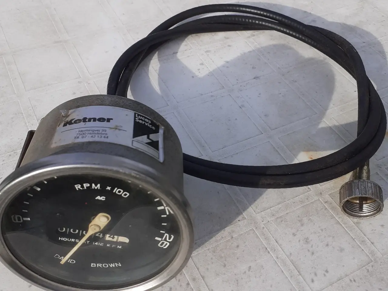 Billede 2 - Kabel til timetæller DB 990