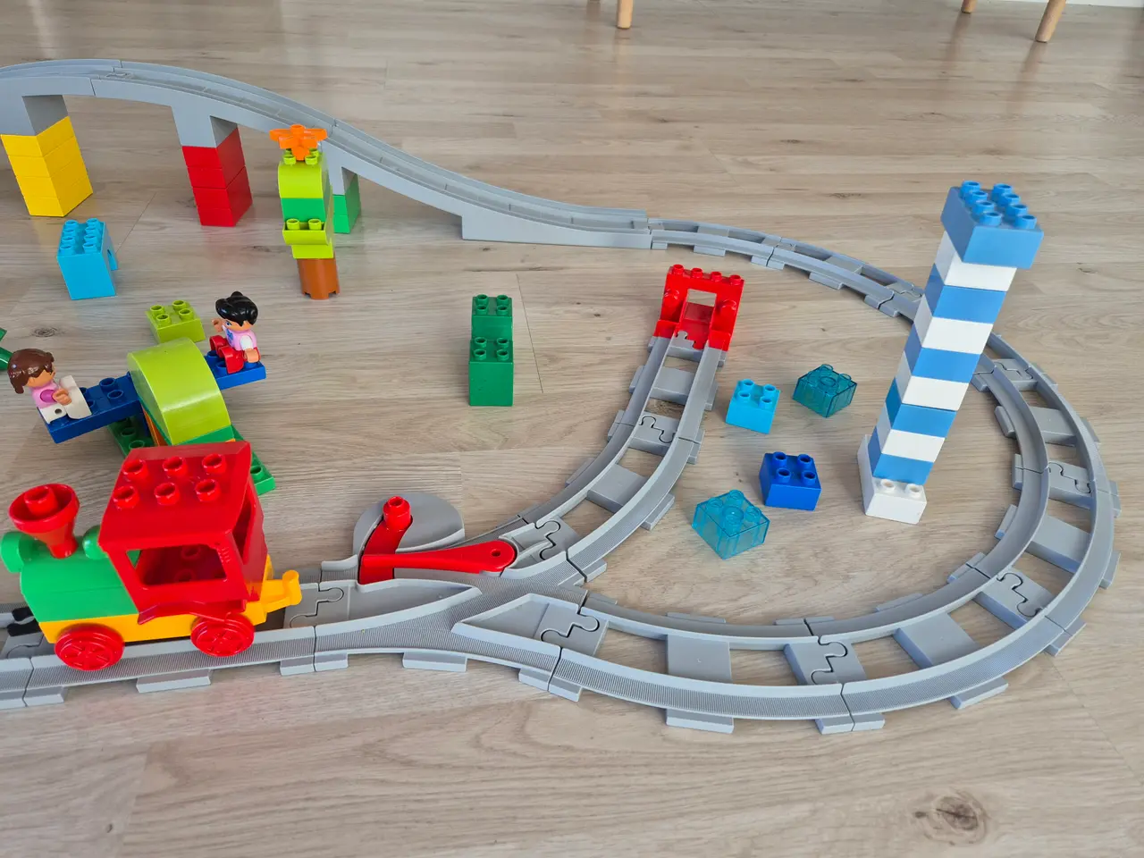 Billede 4 - Duplo Smart Elektrisk Togbane, Damptog, APP funkti