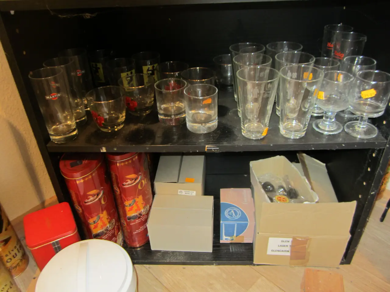 Billede 3 - drikke glas med motiver og kander