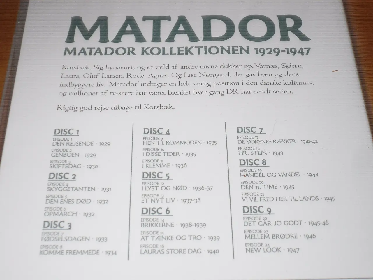 Billede 4 - MATADOR Komplet Boks.