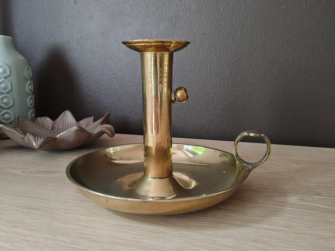 Billede 2 - Flot messing kammerstage