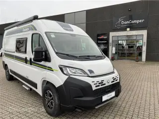 2026 - Chausson First Line V594 Super spændende, kort van med dobbeltsenge på tværs i bag. 2,2, L motor , 140 HK, solcelle, 8-trin aut m.m.