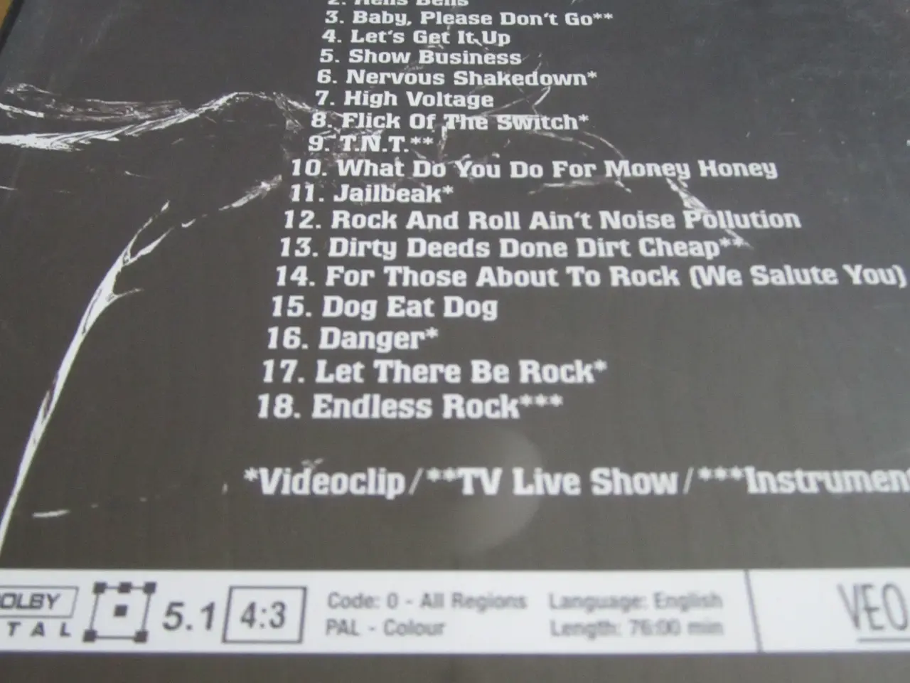 Billede 3 - AC/DC. No Bull. Live - Plaza De Toros.