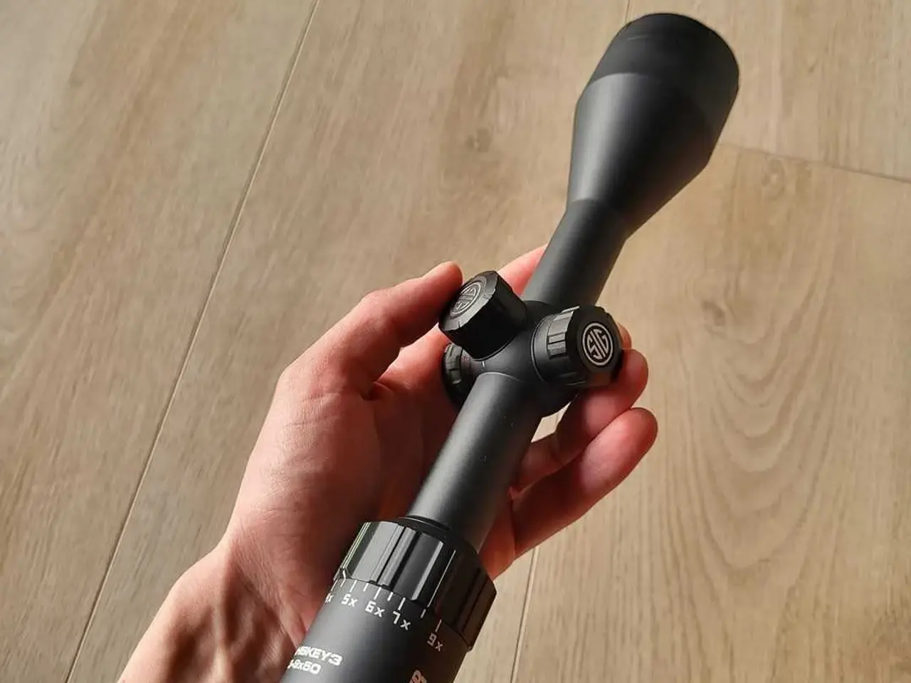 Billede 1 - Sig Sauer Whiskey3 3-9x50 m.Lys Riffelkikkert