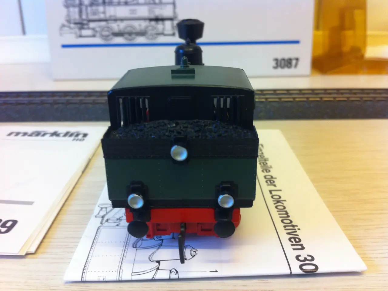 Billede 4 - Märklin KLVM 3087 analogt damplok (som nyt)