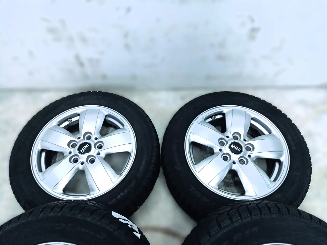Billede 4 - 5x112 15" ET46 nav 66,6ø MINI vinter fælge TPMS