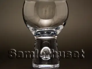 Ballon Snapseglas. H:90 mm.