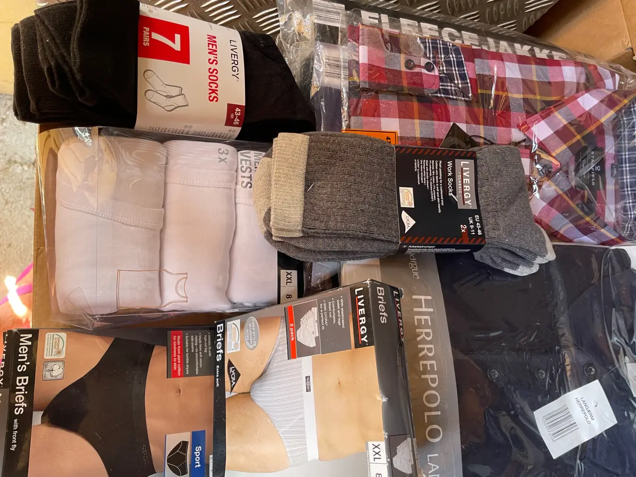 Billede 5 - Pakke nr. 7 skjorte, sweater, strømper & undertøj