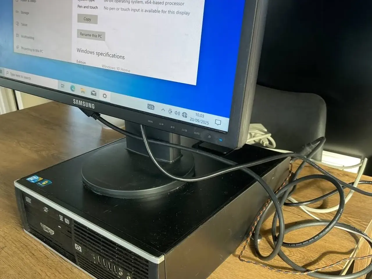 Billede 5 - HP Compaq Elite 8100 SFF (Desktop PC) + Samsung 21