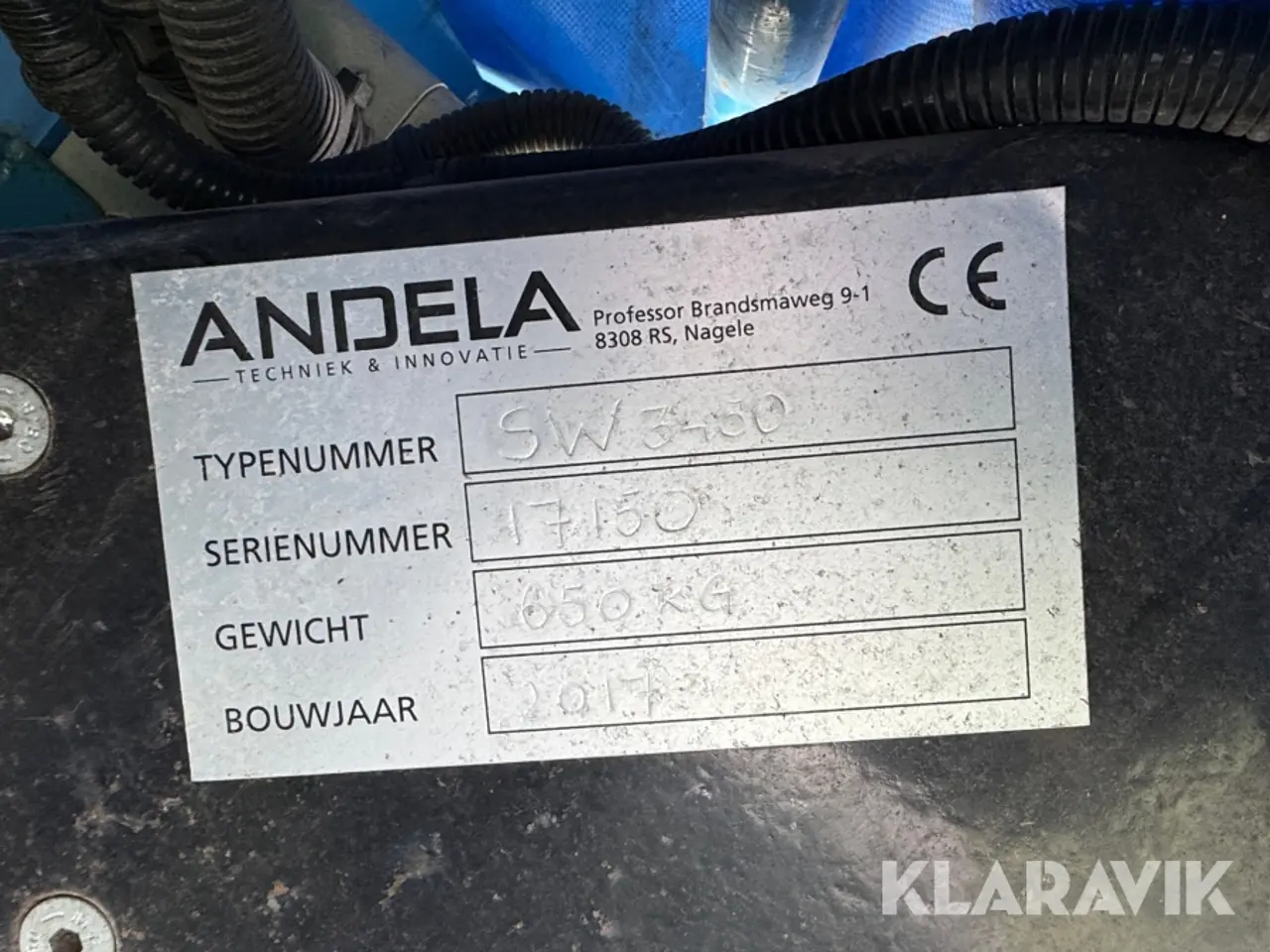 Billede 5 - Lugevogn Andela SW3450 soldrevet - 1 styk