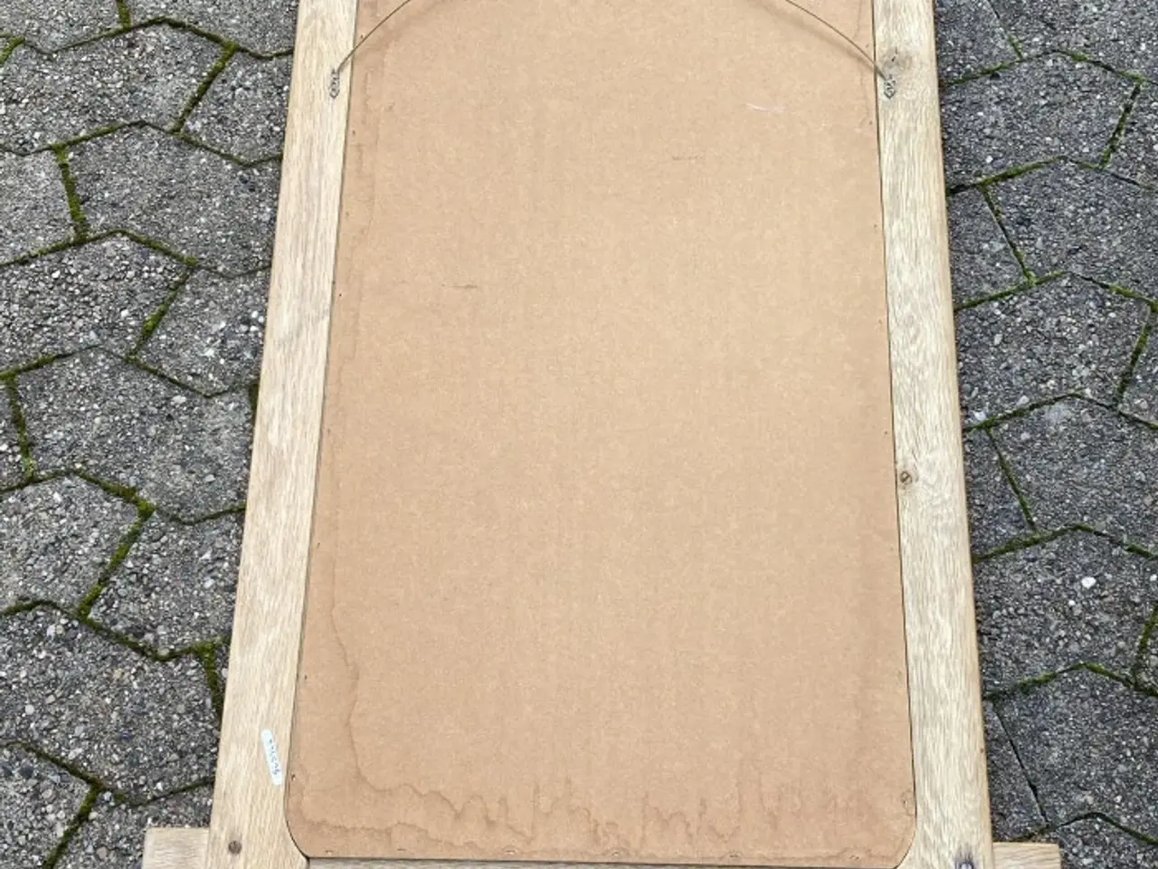 Billede 2 - Spejl – egetræ – blyindfatninger