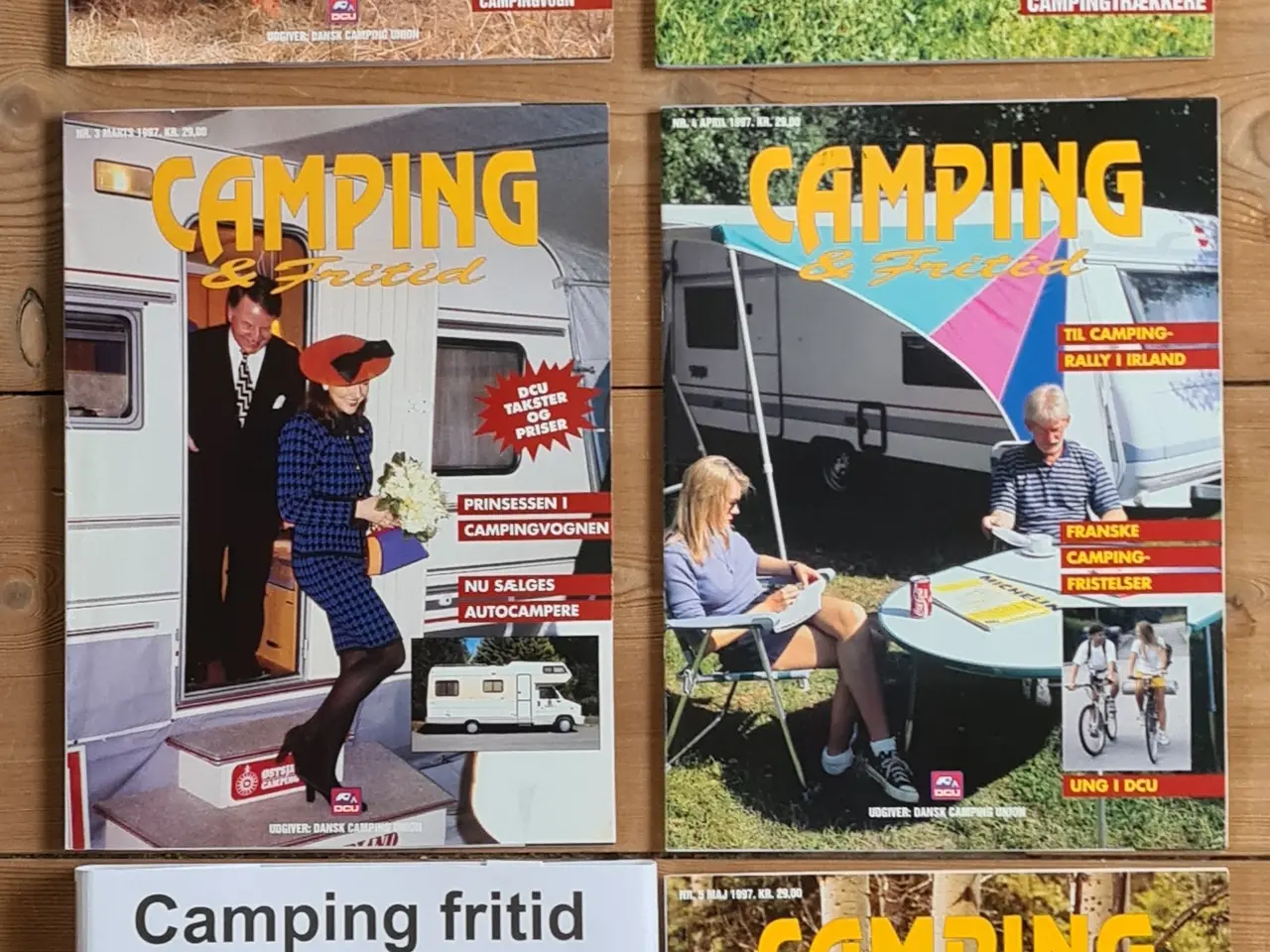 Billede 1 - Camping Fritid magasin årgang 1997 samling 10 blad