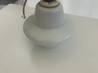 Vintage Holmegaard opalglas lampe