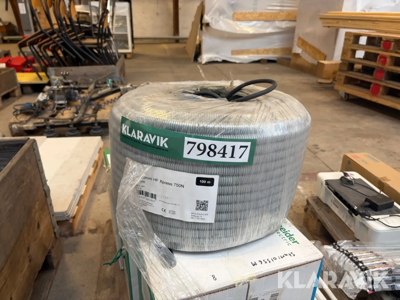 Billede 1 - Installationsmaterialer Schneider Electric datakabel, flexrør og installationsrør