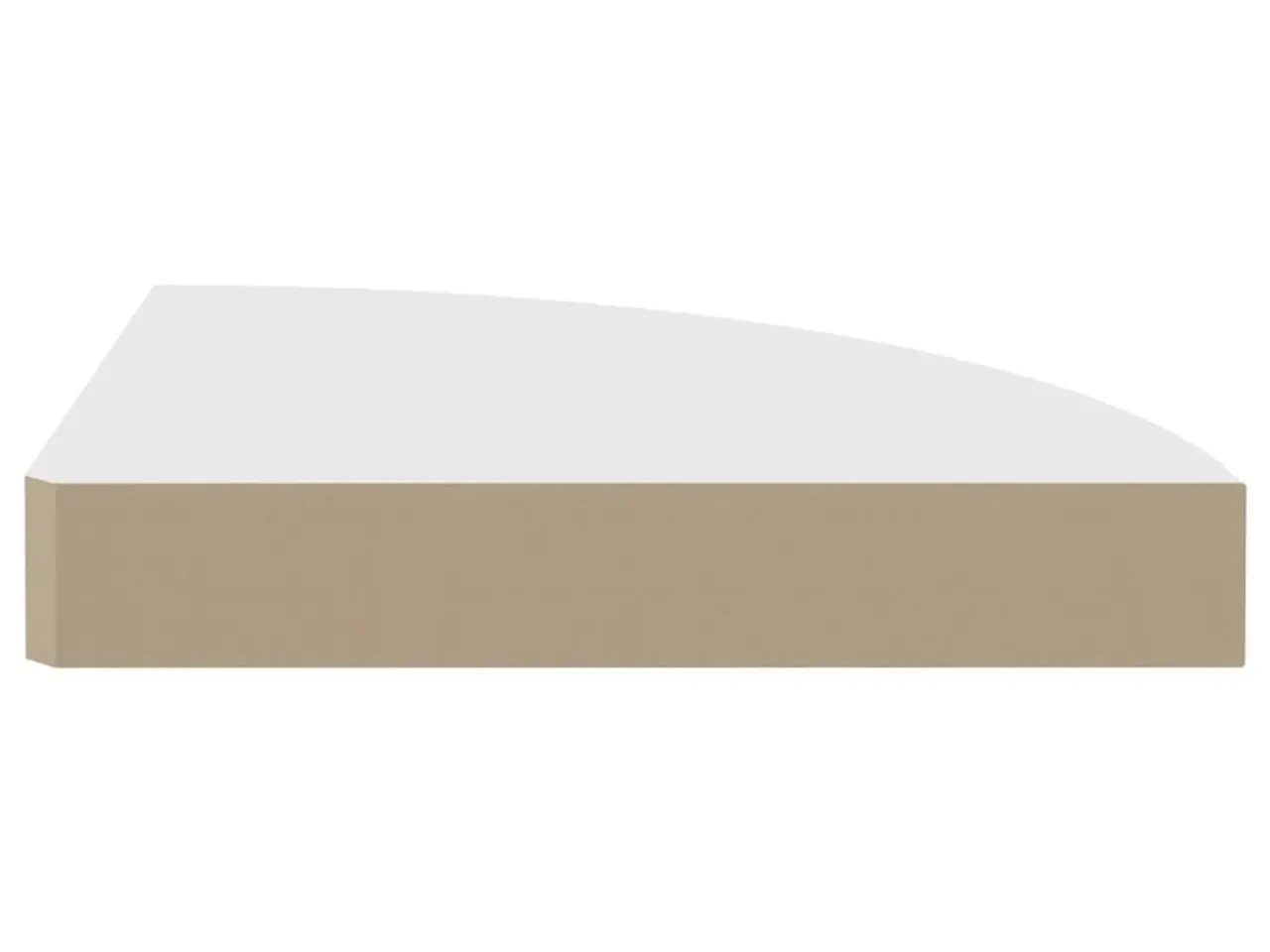 Billede 6 - Hjørnehylder 4 stk. 25x25x3,8 cm MDF hvid