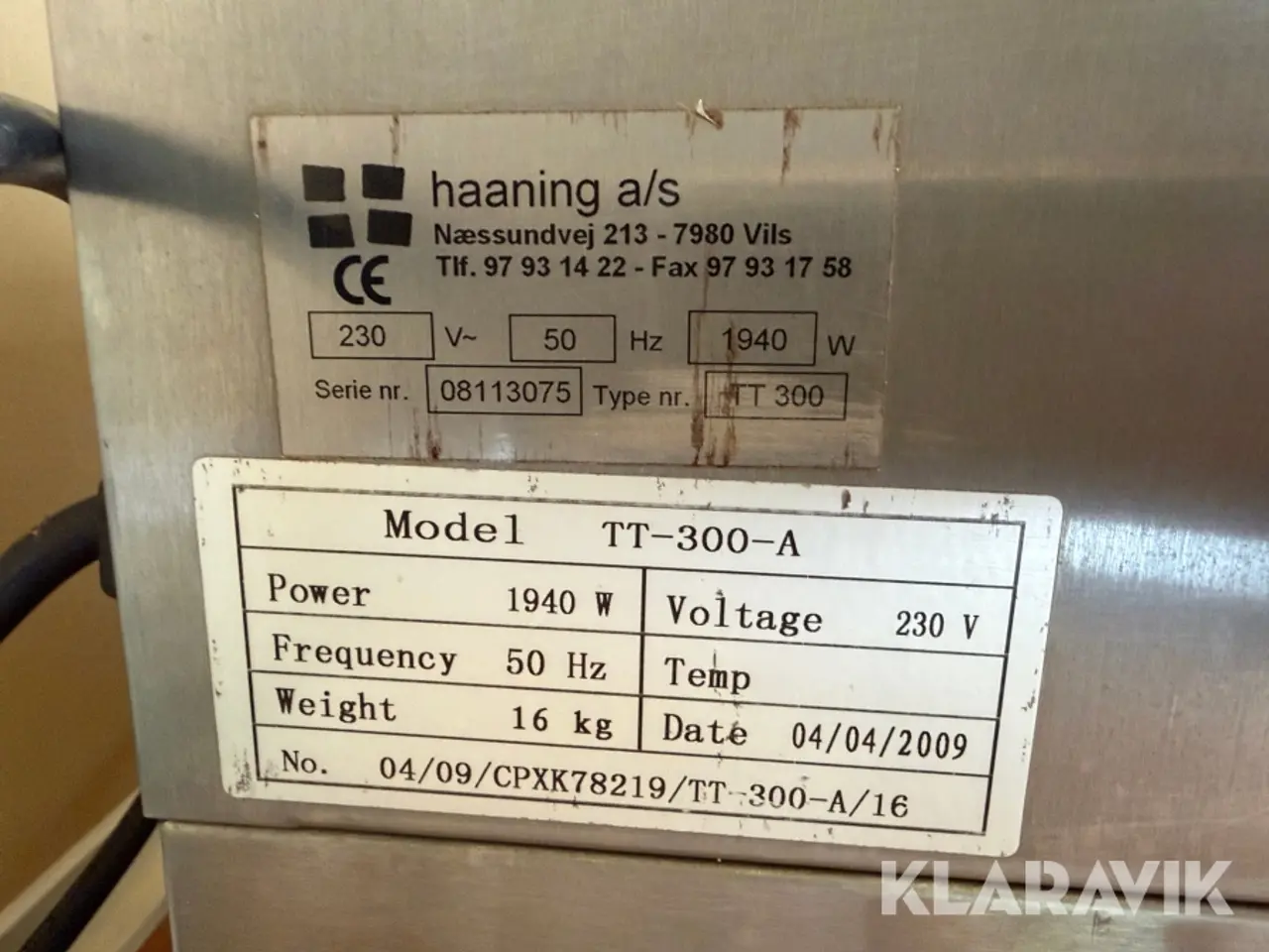 Billede 8 - Brødrister Haaning TT 300 A professionel med brødkasse