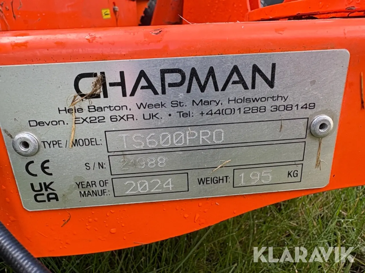 Billede 10 - Kanttrimmer / underhegnsklipper Chapman TS600 PRO