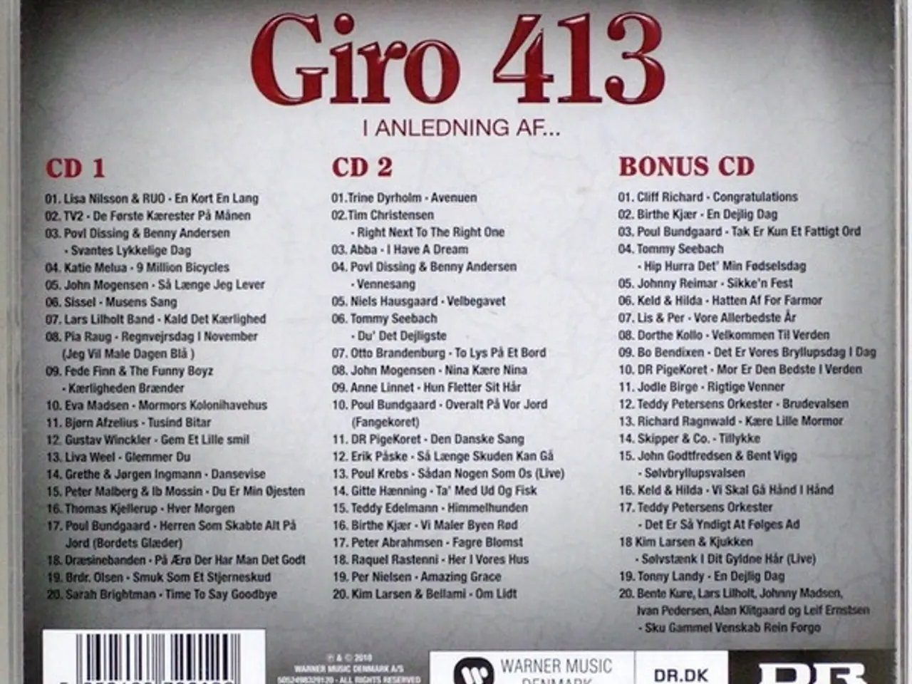 Billede 2 - Diverse kunstnere – Giro 413, I Anledning… – 3CD