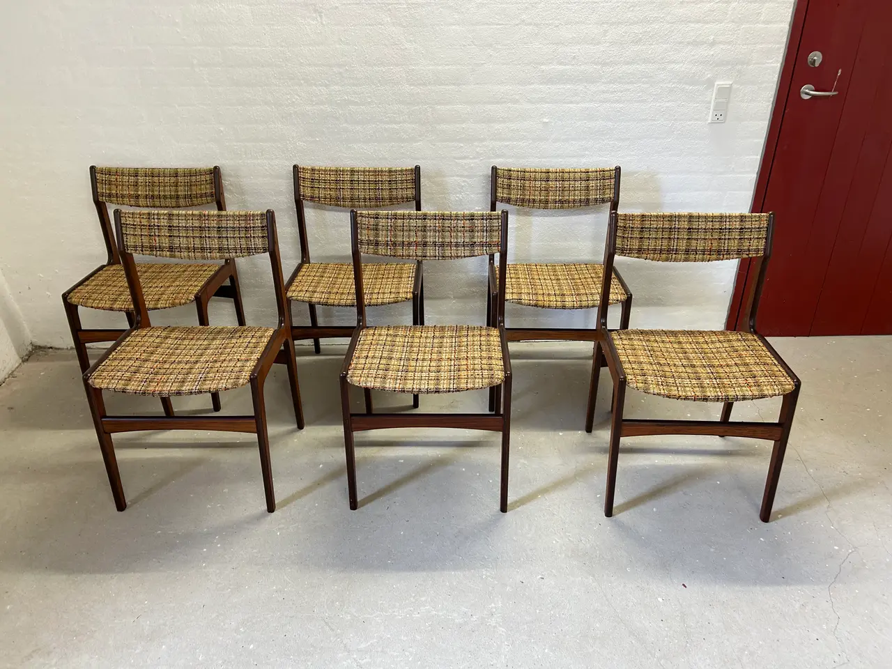 Billede 6 - 6 unikke palisanderstole i sublim stand – Dansk de