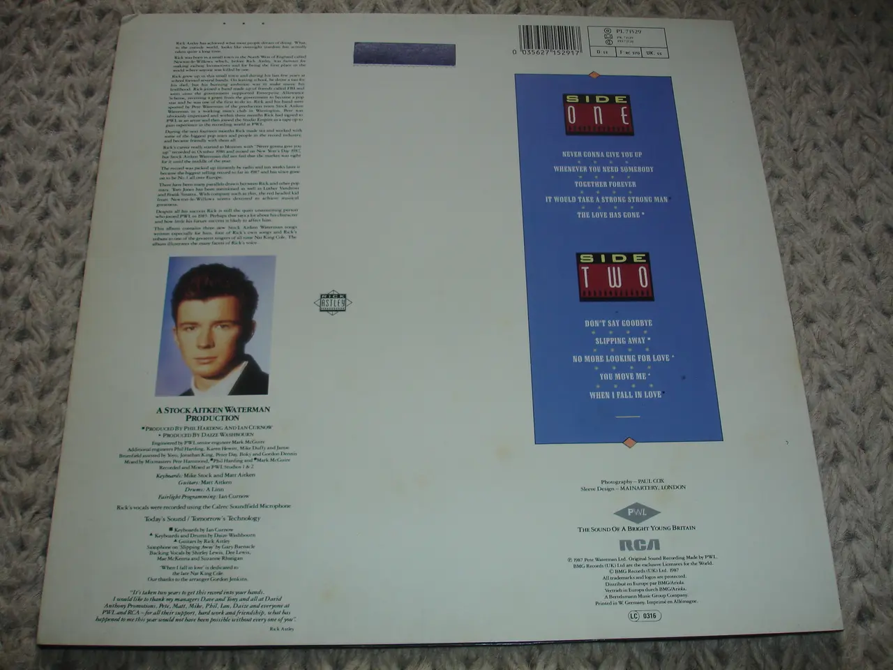 Billede 3 - (Sender gerne) Rick Astley – Whenever You Need Som