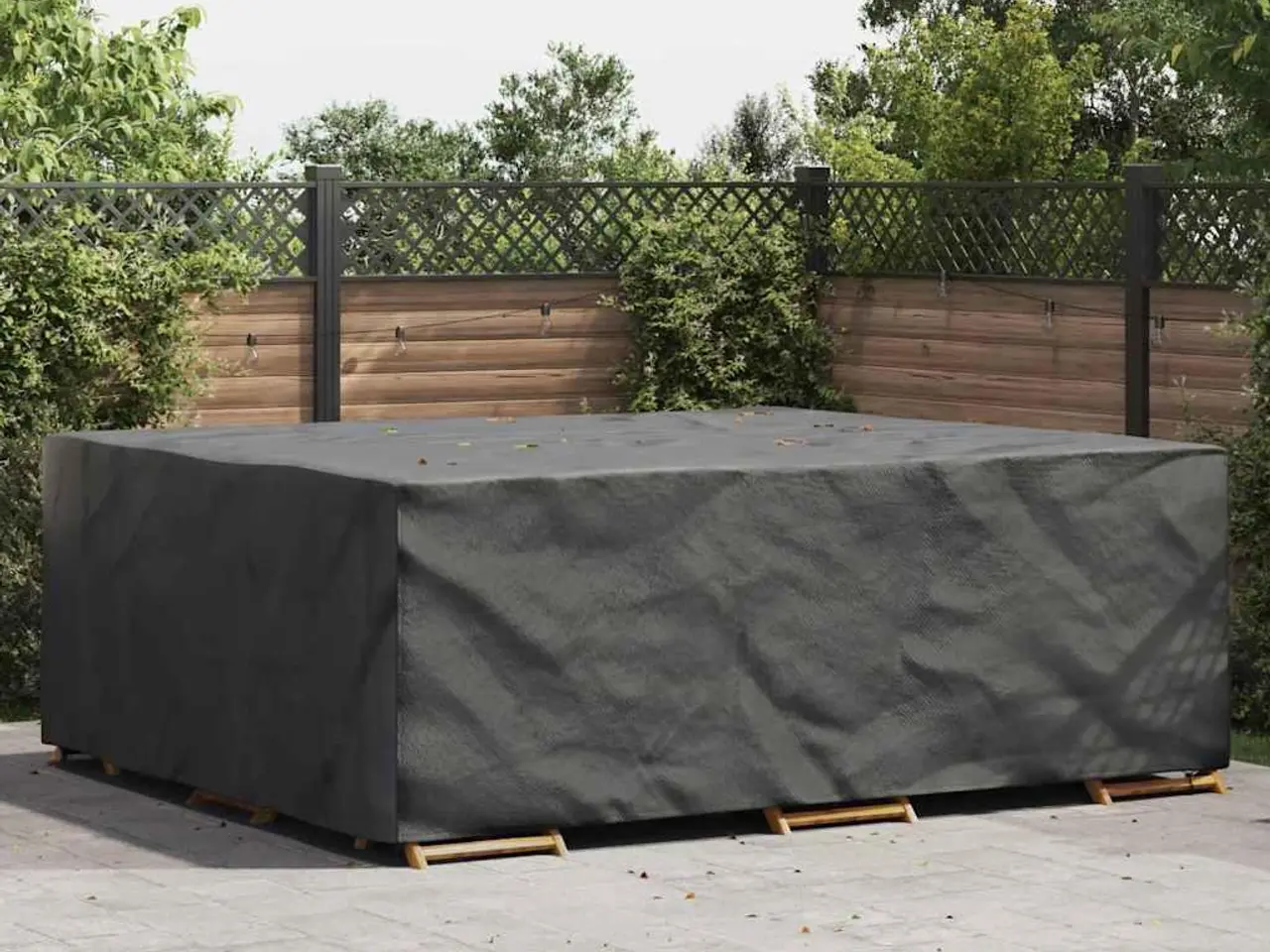 Billede 1 - Møbelovertræk sort 300 x 250 x 70 cm - 210D