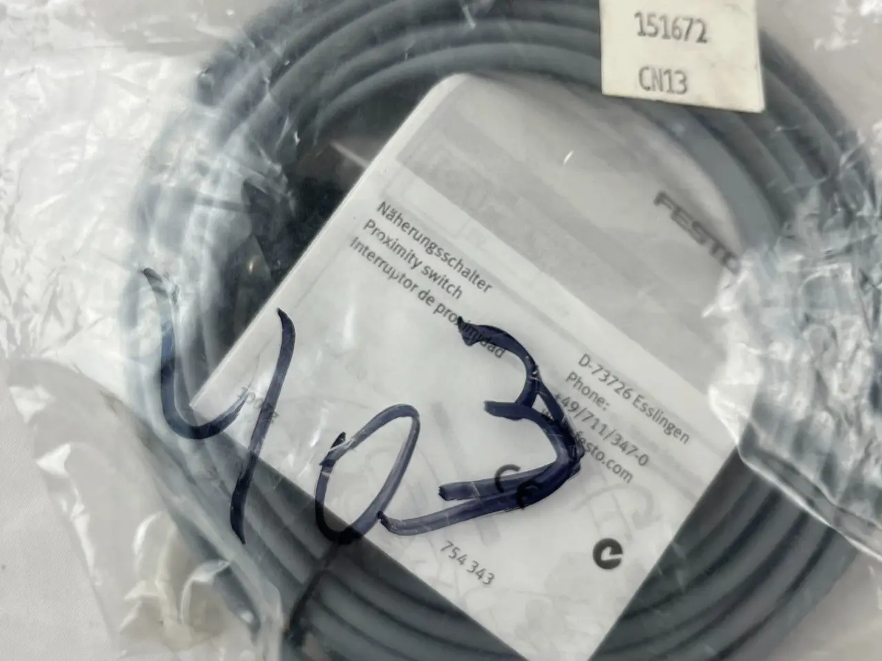 Billede 4 - FESTO SMEO-1-LED-24-K5-B Sensor Magnetic Reed 24V