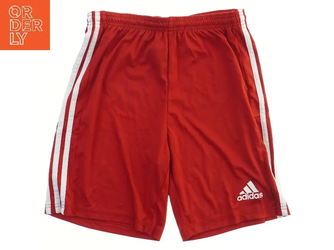 Billede 1 - Røde sportsshorts med striber fra Adidas (str. 170)