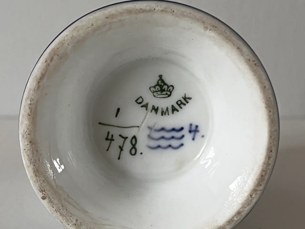 Billede 2 - Royal Copenhagen Musselmalet riflet cigarbæger