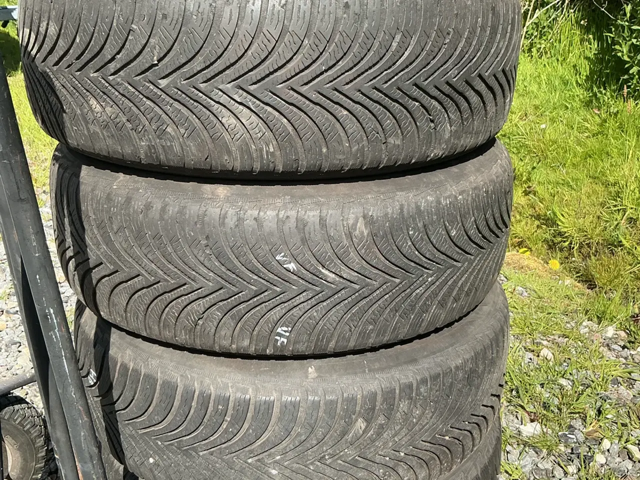 Billede 1 - Vinterdæk på stålfælge 