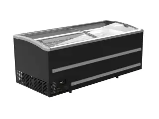 Supermarked fryser – sort – 1879x952x950 mm