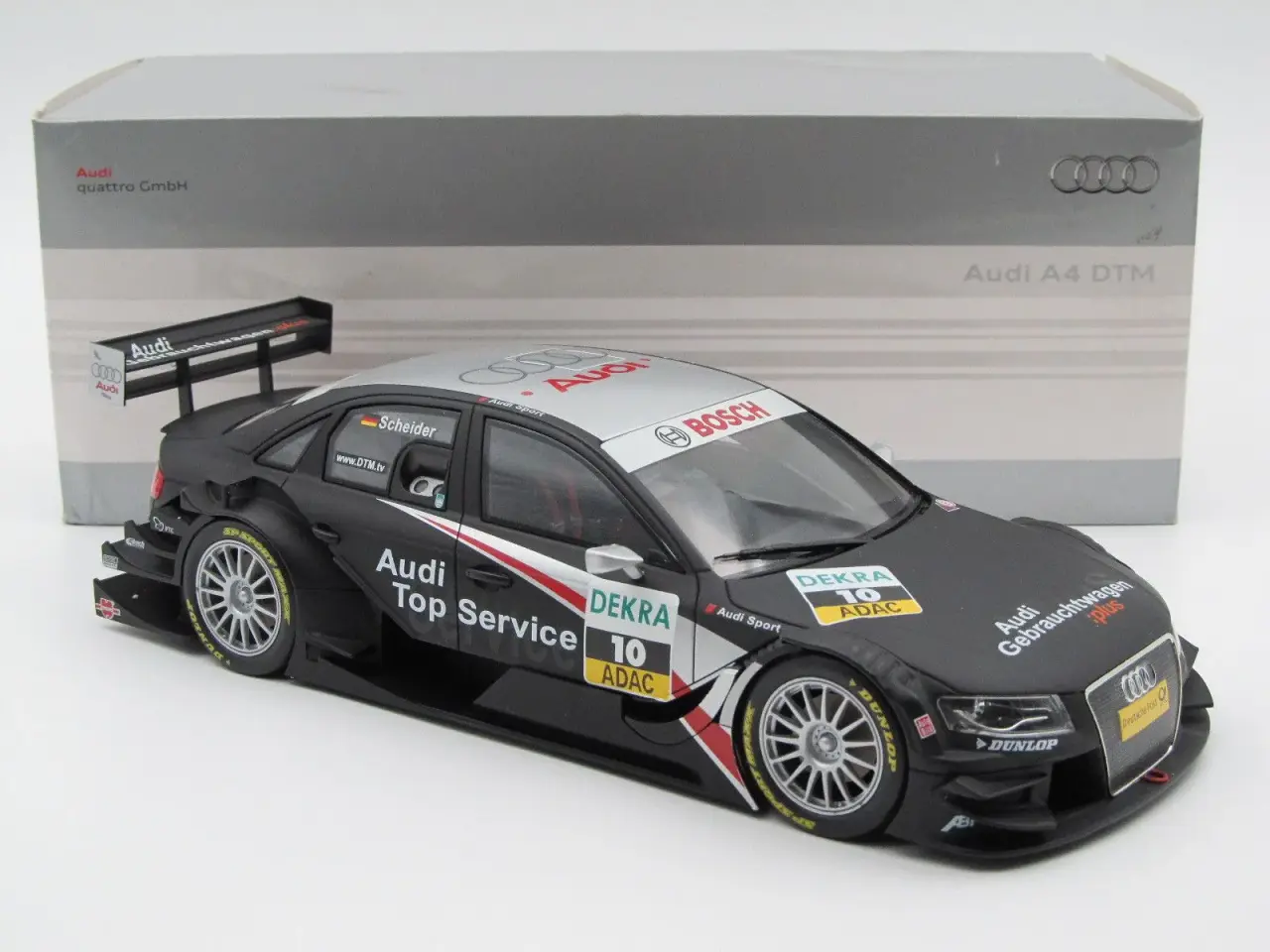 Billede 3 - 2008 Audi A4 DTM #10 1:18 Vinder af DTM 2008
