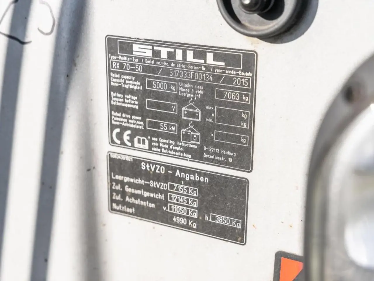 Billede 10 - Still RX70-50 diesel-gaffeltruck - 5000 kg, 3800 mm - brugt