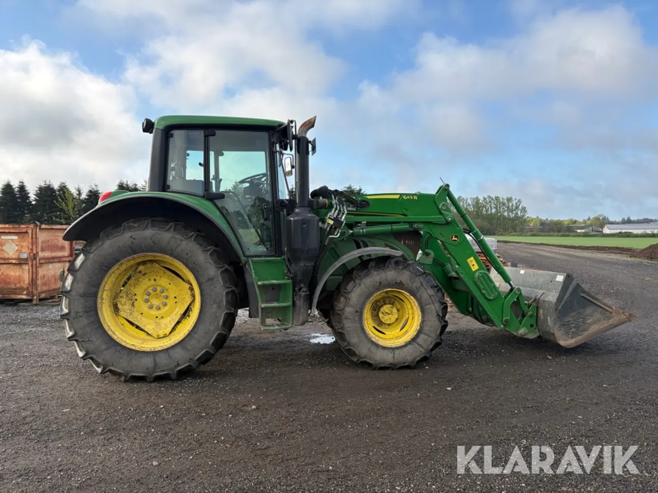 Billede 6 - Traktor John Deere 6130 M med frontlæsser