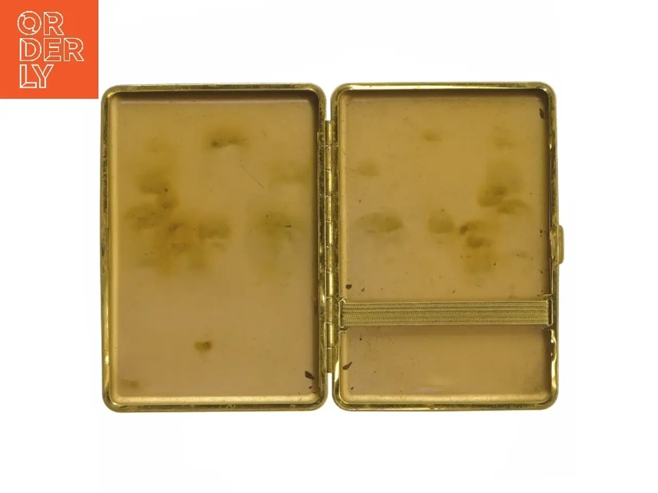 Billede 6 - Vintage cigaretetui i brun læder (str. 13x9 cm)